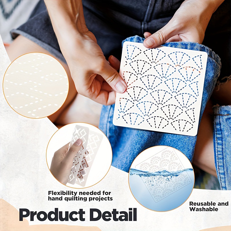 30Pcs Embroidery Templates DIY - đánh giá và giá Embroidery Ideas