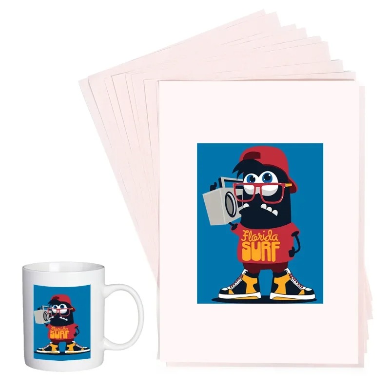 100-10Pcs A4 Sublimation Heat  - đánh giá và giá Transfer Paper Carbon