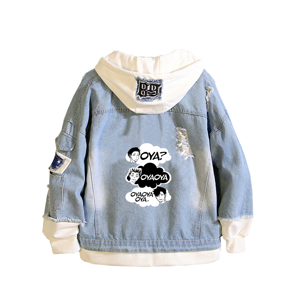 Haikyuu Karasuno VBC Print Wom - đánh giá và giá Embroidery Jacket Jeans