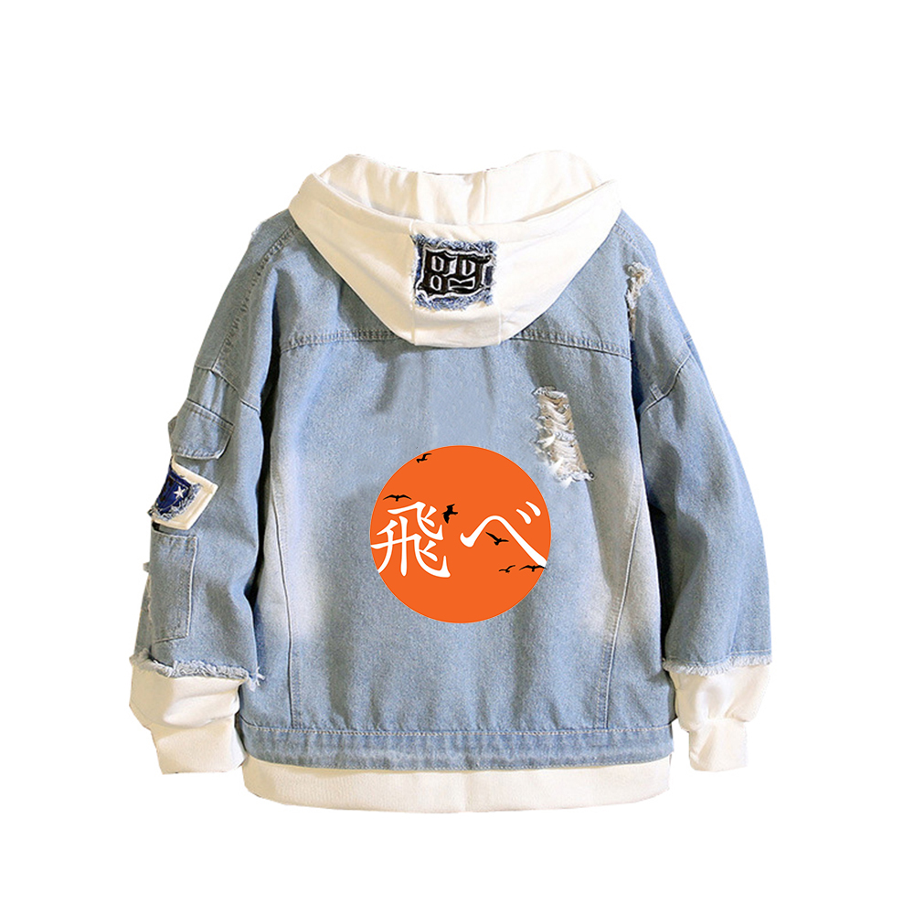Haikyuu Karasuno VBC Print Wom - đánh giá và giá Embroidery Jacket Jeans