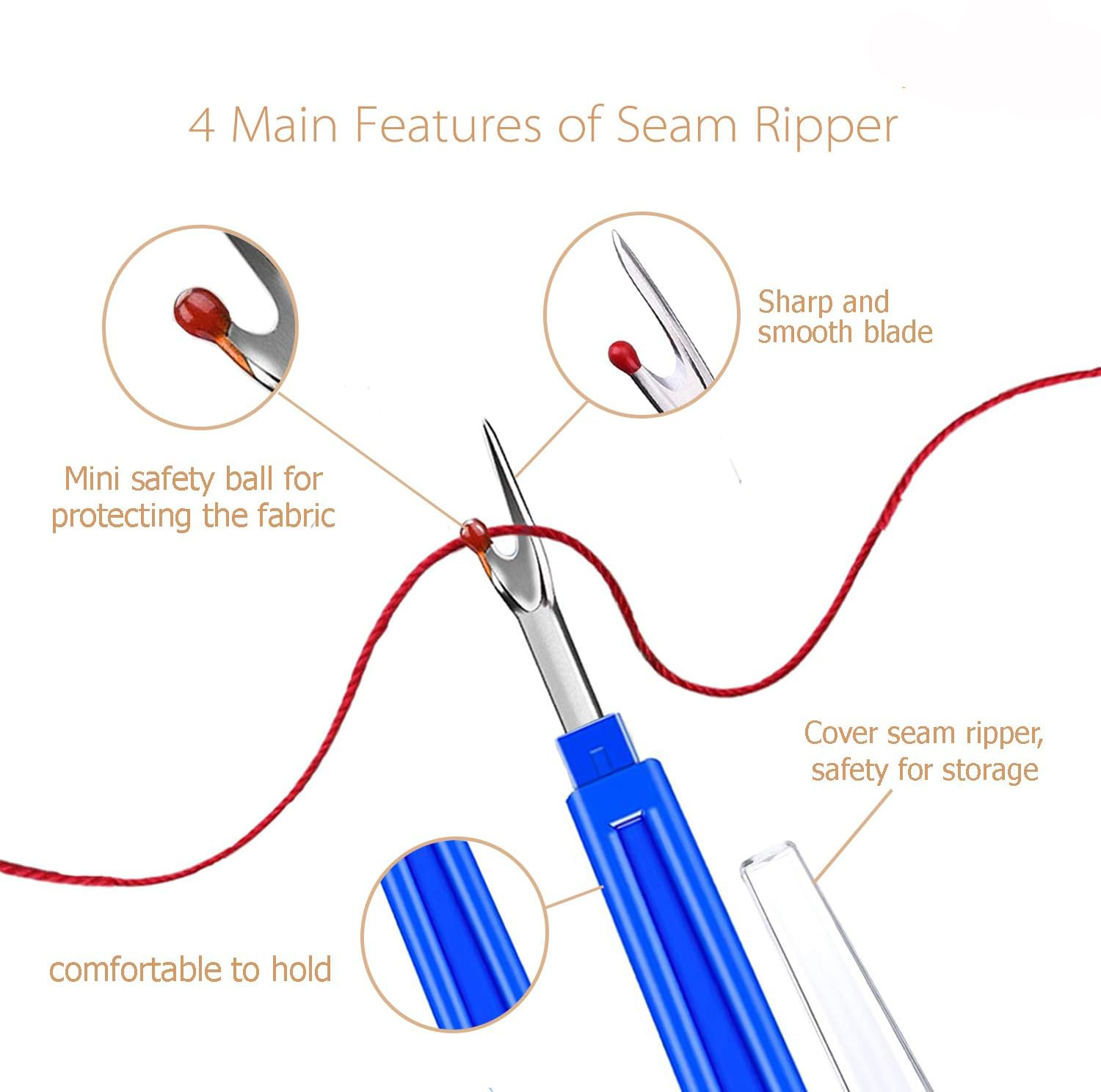 Sewing Seam Ripper Kit  Sewing - đánh giá và giá Embroidery Removal Tool