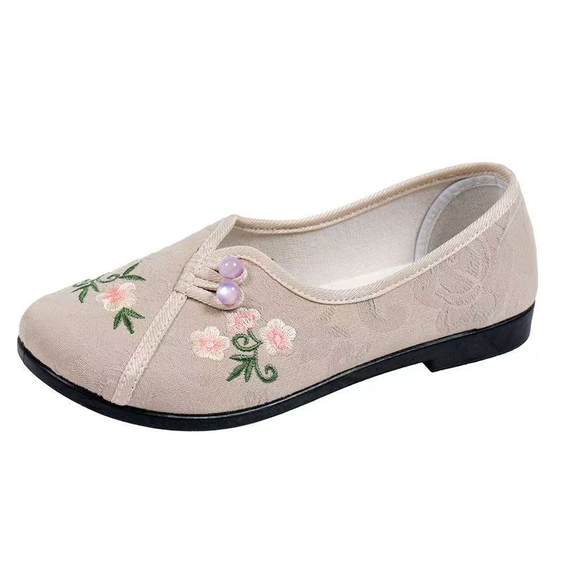 Chinese Style Women Flat sole  - đánh giá và giá Embroidery Cloth