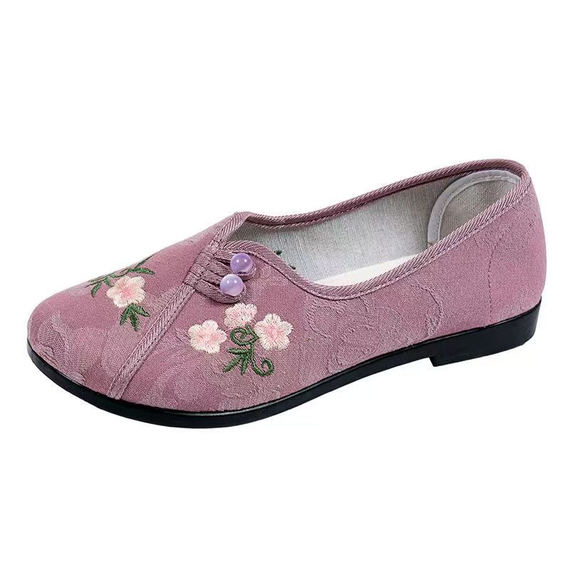 Chinese Style Women Flat sole  - đánh giá và giá Embroidery Cloth