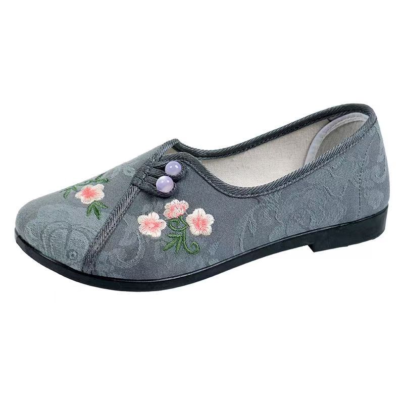 Chinese Style Women Flat sole  - đánh giá và giá Embroidery Cloth