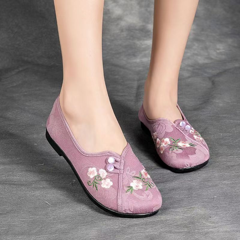 Chinese Style Women Flat sole  - đánh giá và giá Embroidery Cloth