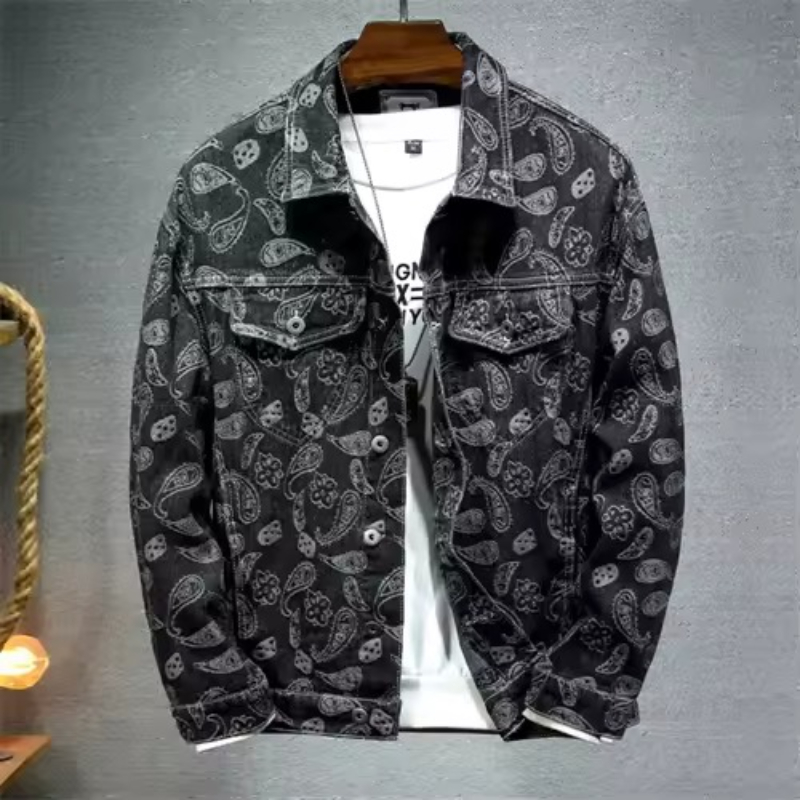 New 2025 Spring Japanese Vinta - đánh giá và giá Embroidery Jacket Jeans