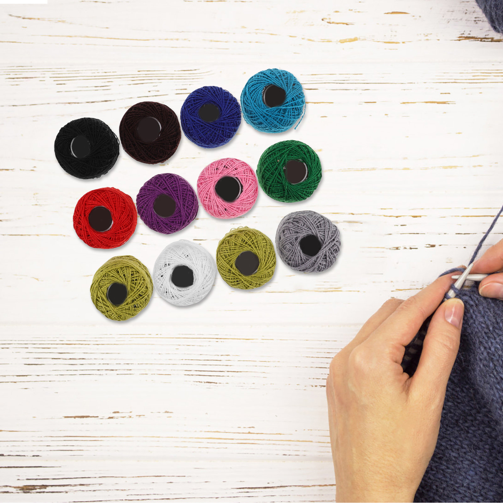 12Pcs Cotton Embroidery Floss  - đánh giá và giá Embroidery Stitch
