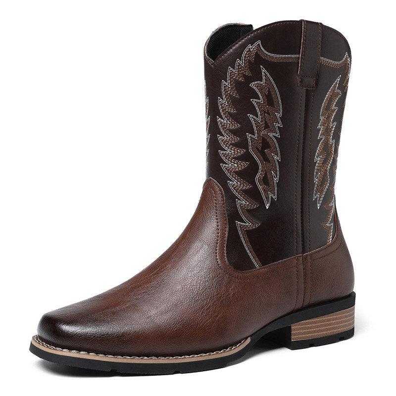 Men High Boot Embroidery Retro - đánh giá và giá Embroidery Stitch