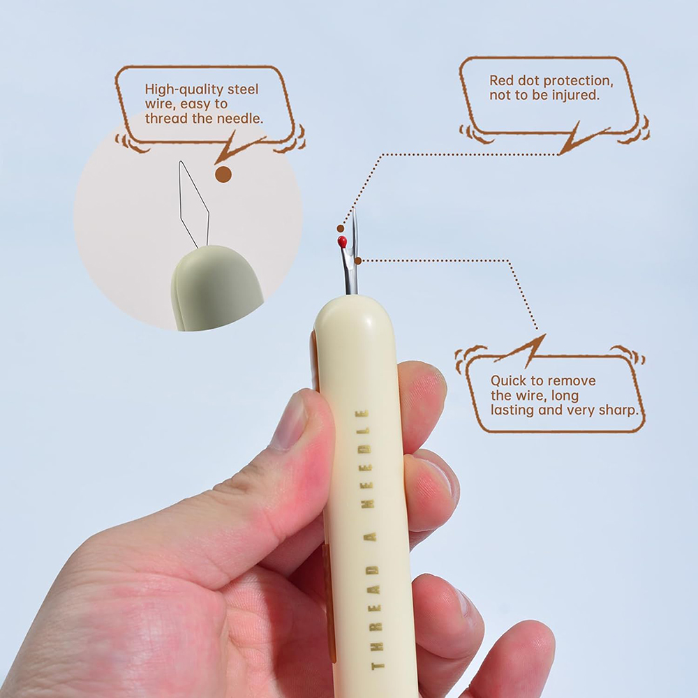 2 in 1 Needle Threader Seam Ri - đánh giá và giá Embroidery Removal Tool