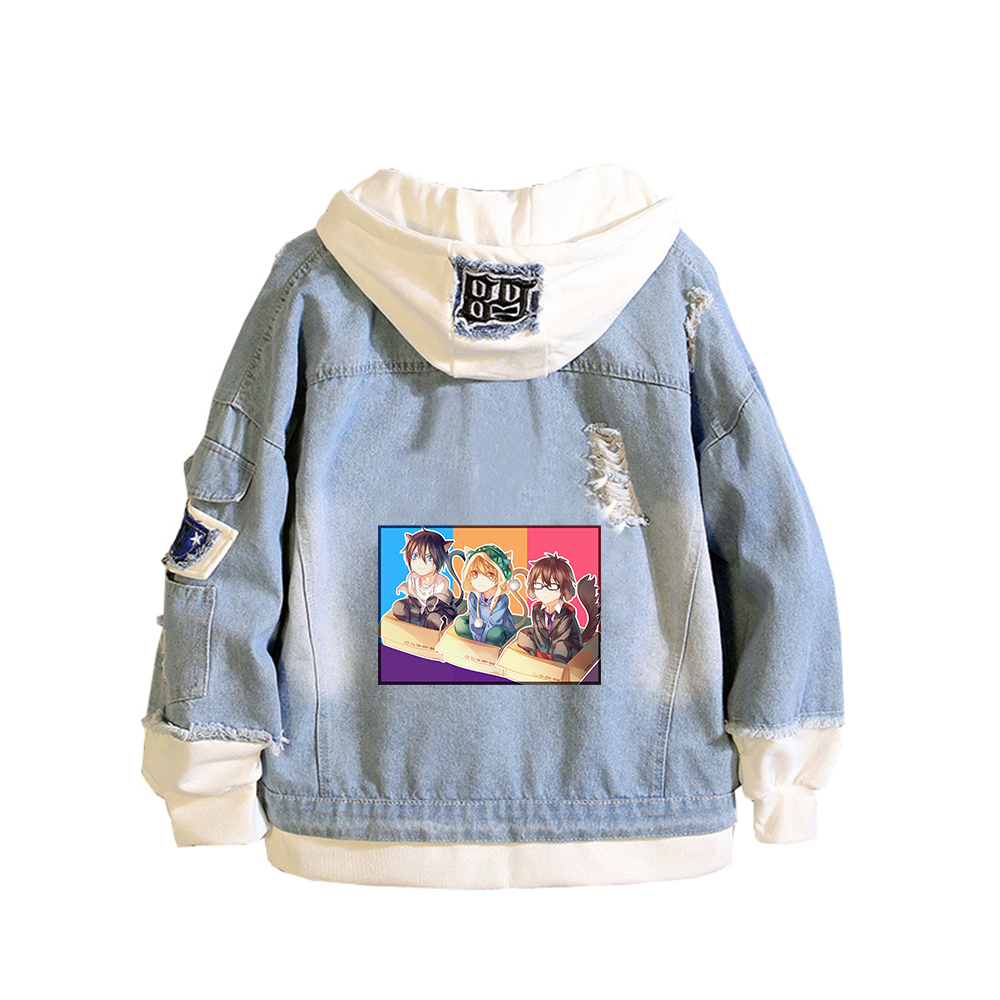 Noragami ARAGOTO Print Women D - đánh giá và giá Embroidery Jacket Jeans
