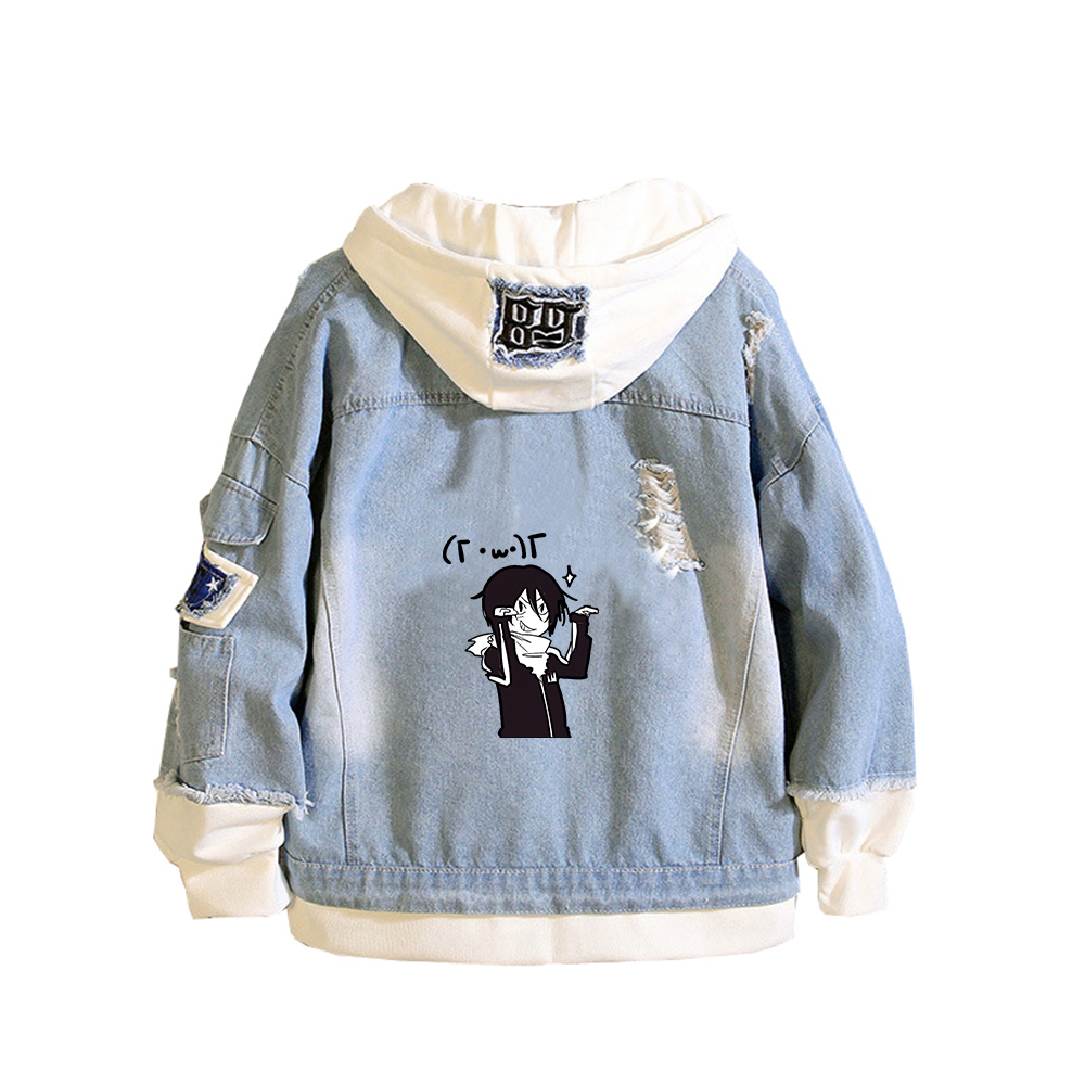 Noragami ARAGOTO Print Women D - đánh giá và giá Embroidery Jacket Jeans