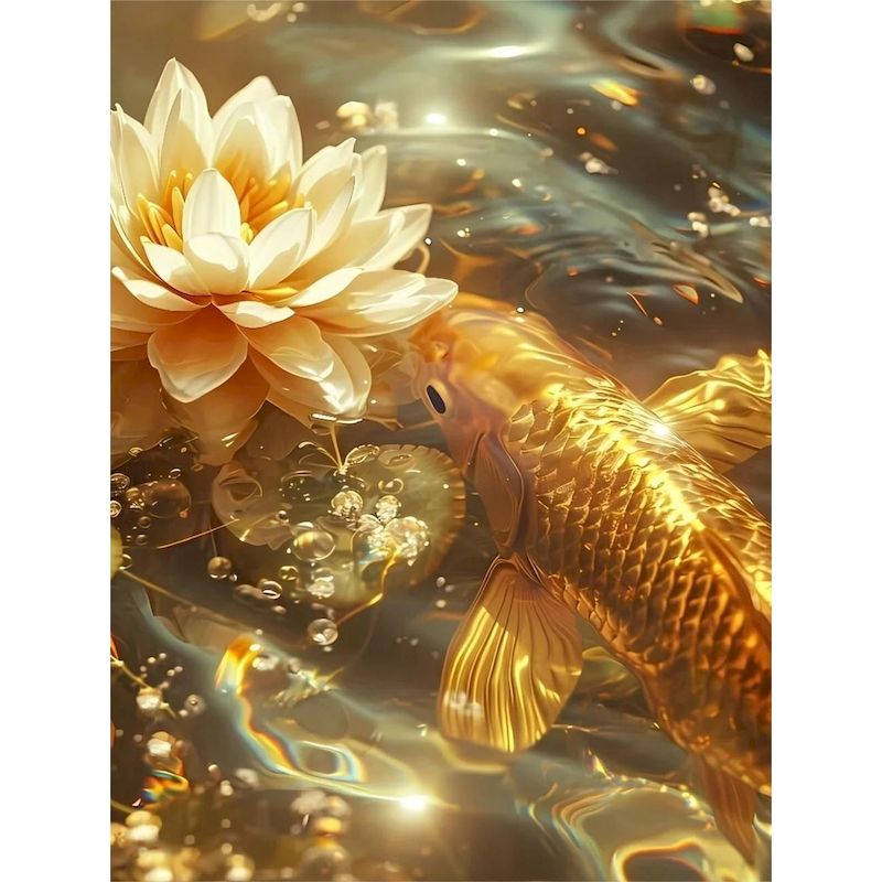 SDOYUNO Diamond Art Painting K - đánh giá và giá Embroidery Fish
