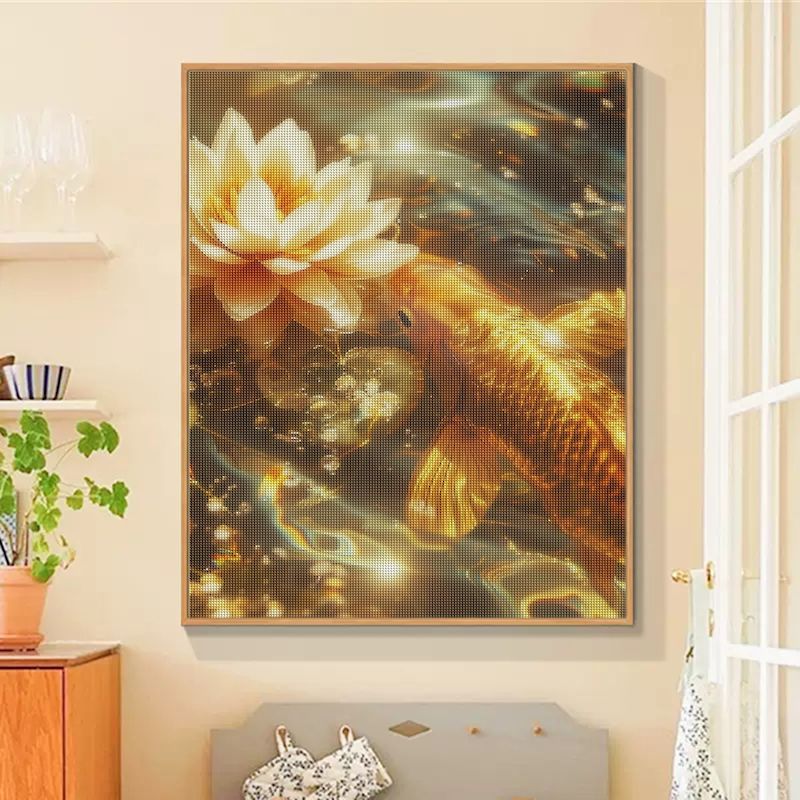 SDOYUNO Diamond Art Painting K - đánh giá và giá Embroidery Fish