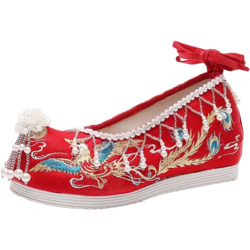 Women New Red Embroidered Wedd - đánh giá và giá Embroidery Canvas