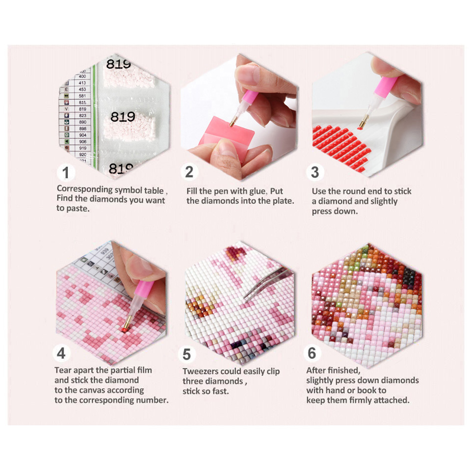 Diy Diamond Painting Kits New  - đánh giá và giá Embroidery In Egypt