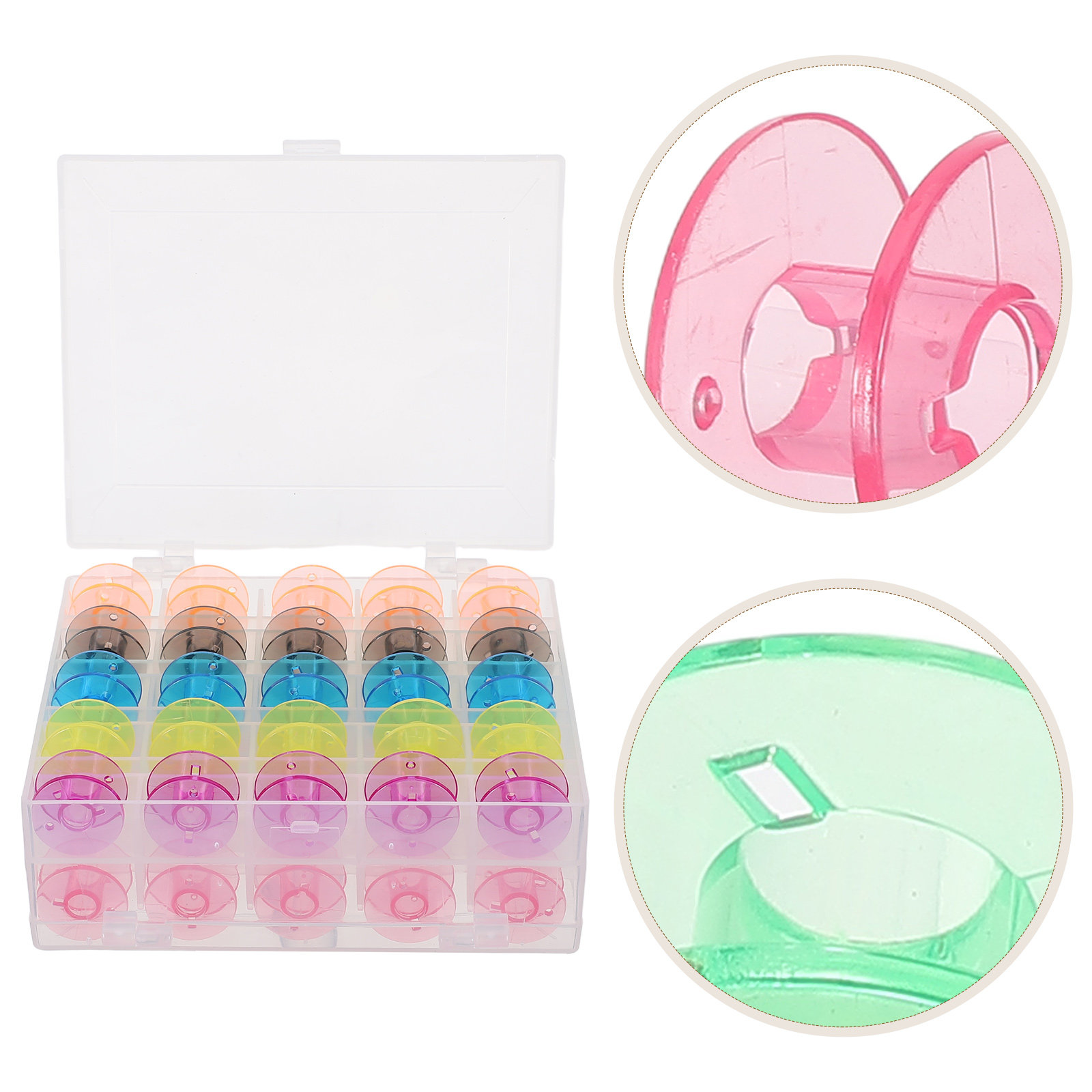 50Pcs Sewing Machine Bobbins P - đánh giá và giá Embroidery Thread