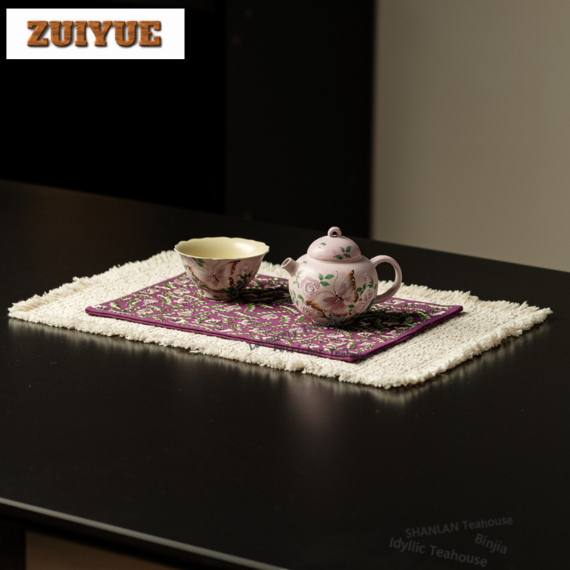 Embroidery Double-layer Tea Ta - đánh giá và giá Embroidery Cloth