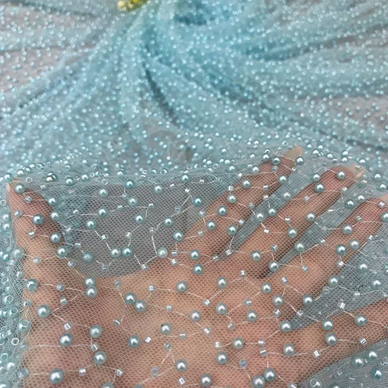 1yard Pearl Mesh Fabric Round  - đánh giá và giá Embroidery Youtube