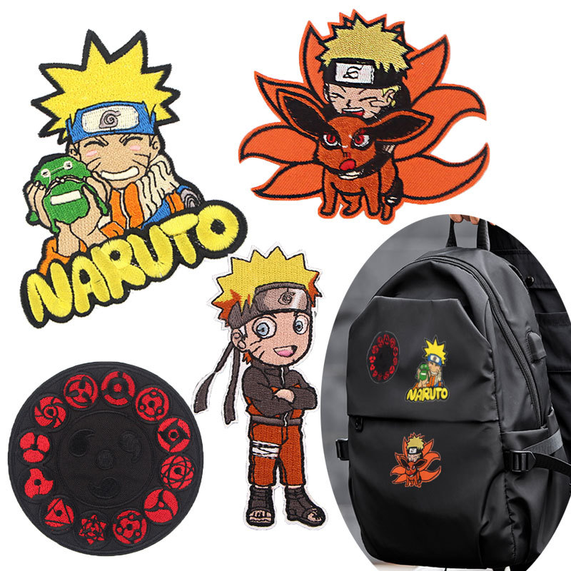 Naruto Japanese-style cartoon  - đánh giá và giá Embroidery Patches