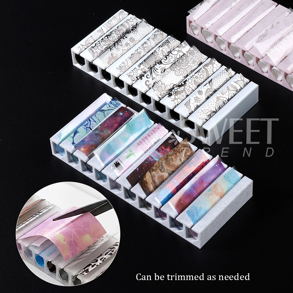 Nail Transfer Foils Storage Bo - đánh giá và giá Transfer Paper Carbon