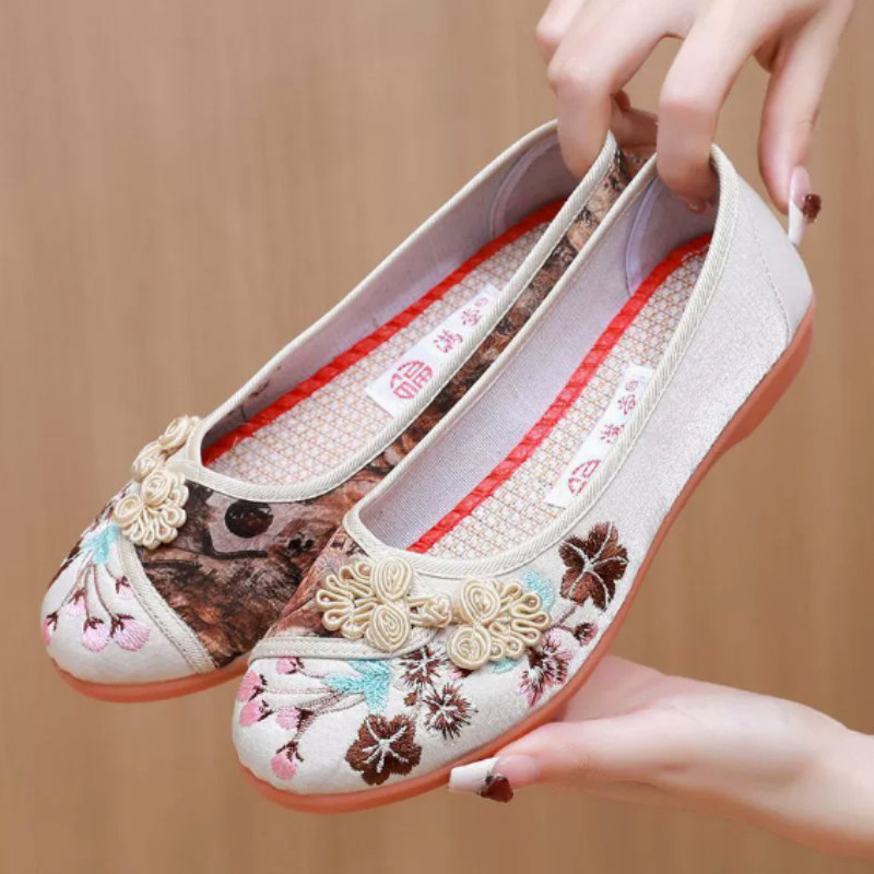 Retro Chinese Style Women Canv - đánh giá và giá Embroidery Canvas