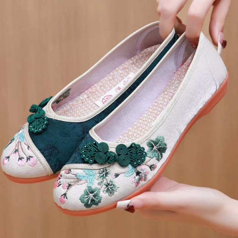Retro Chinese Style Women Canv - đánh giá và giá Embroidery Canvas