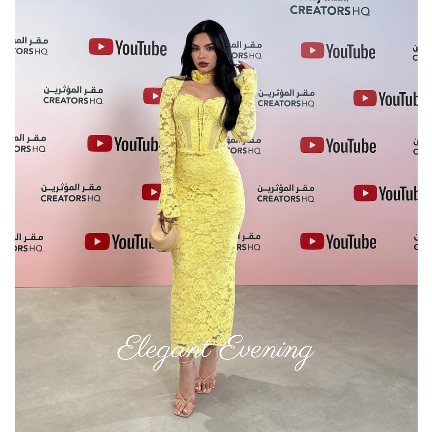 Yellow Lace Prom Dress Mermaid - đánh giá và giá Embroidery Yellow Flower
