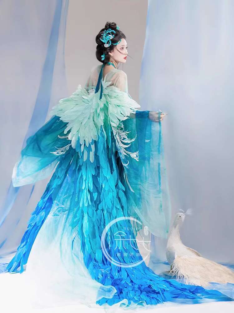 New Peacock Hanfu Womens fashi - đánh giá và giá Embroidery Skirt