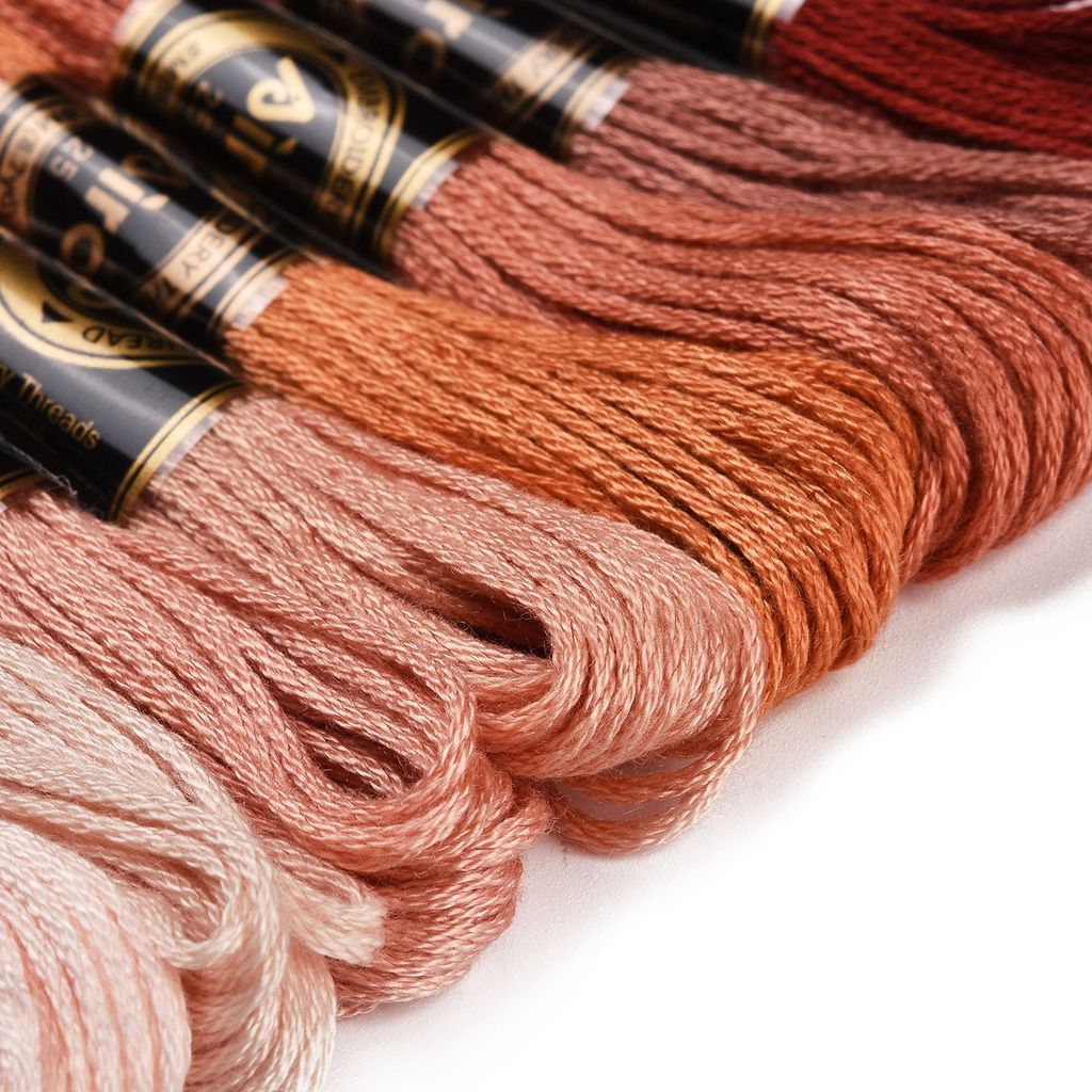 1Set 8 Skeins 0.5mm 6-Ply Poly - đánh giá và giá Embroidery Stitch