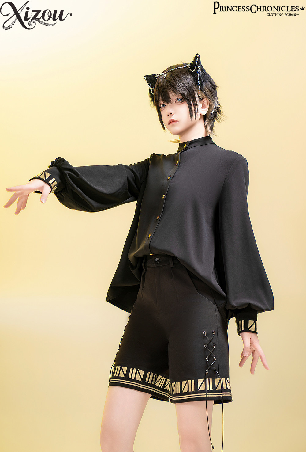 Ouji Lolita Shorts Black Egypt - đánh giá và giá Embroidery In Egypt