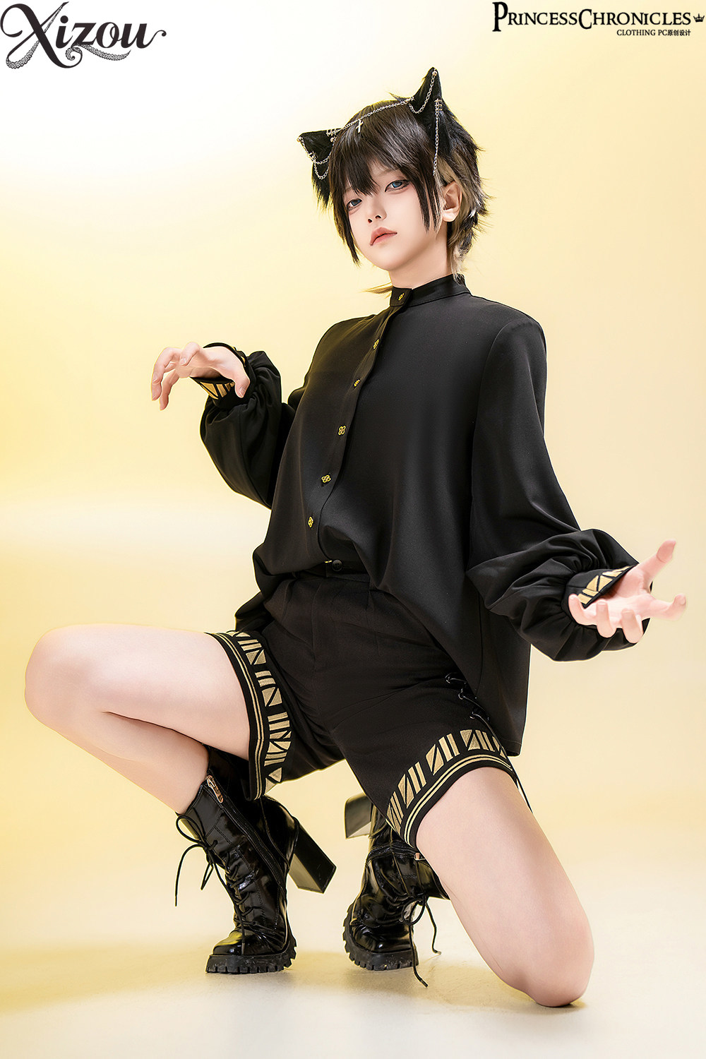 Ouji Lolita Shorts Black Egypt - đánh giá và giá Embroidery In Egypt